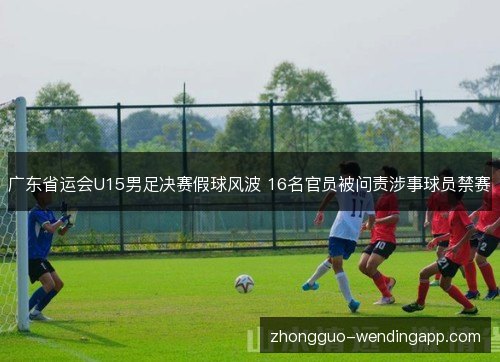 广东省运会U15男足决赛假球风波 16名官员被问责涉事球员禁赛